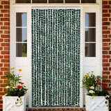 Vidaxl fléien Rido 90x200 cm Chenne gréng a wäiss