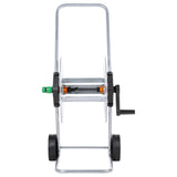 Vidaxl Garden Mank Cart por 50 m 1 2 o 35 m 3 4 Manguera de acero
