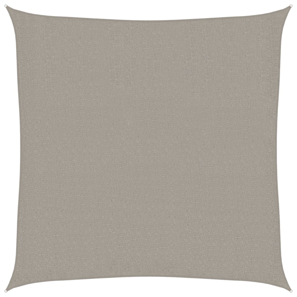 Vidaxl Zonnezeil 160 g m² Square 2x2 m HDPE light gray
