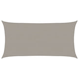 Vidaxl Zonnezeil rectangular 160 g m² 2x3.5 m HDPE light gray
