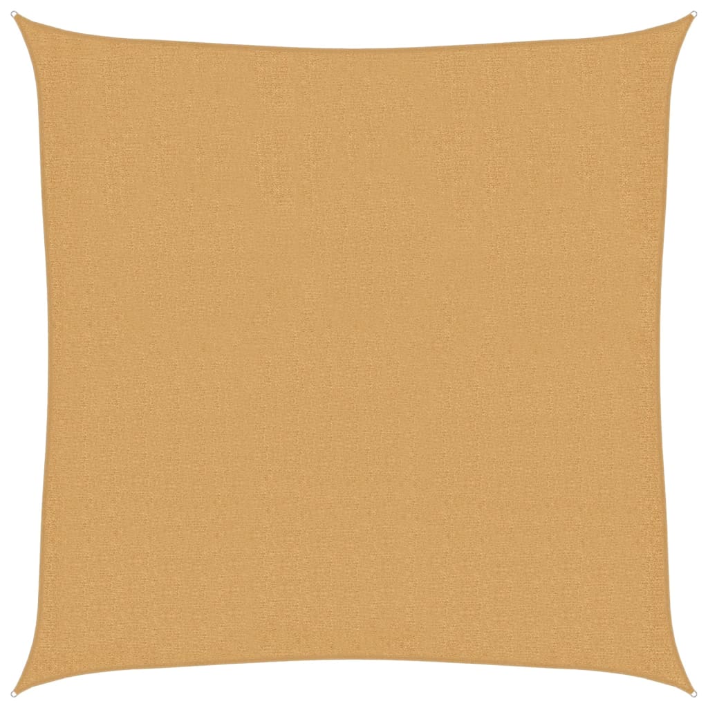 Vidaxl Zonnezeil 160 g m² carré 3,6x3,6 m de sable HDPE -Colored