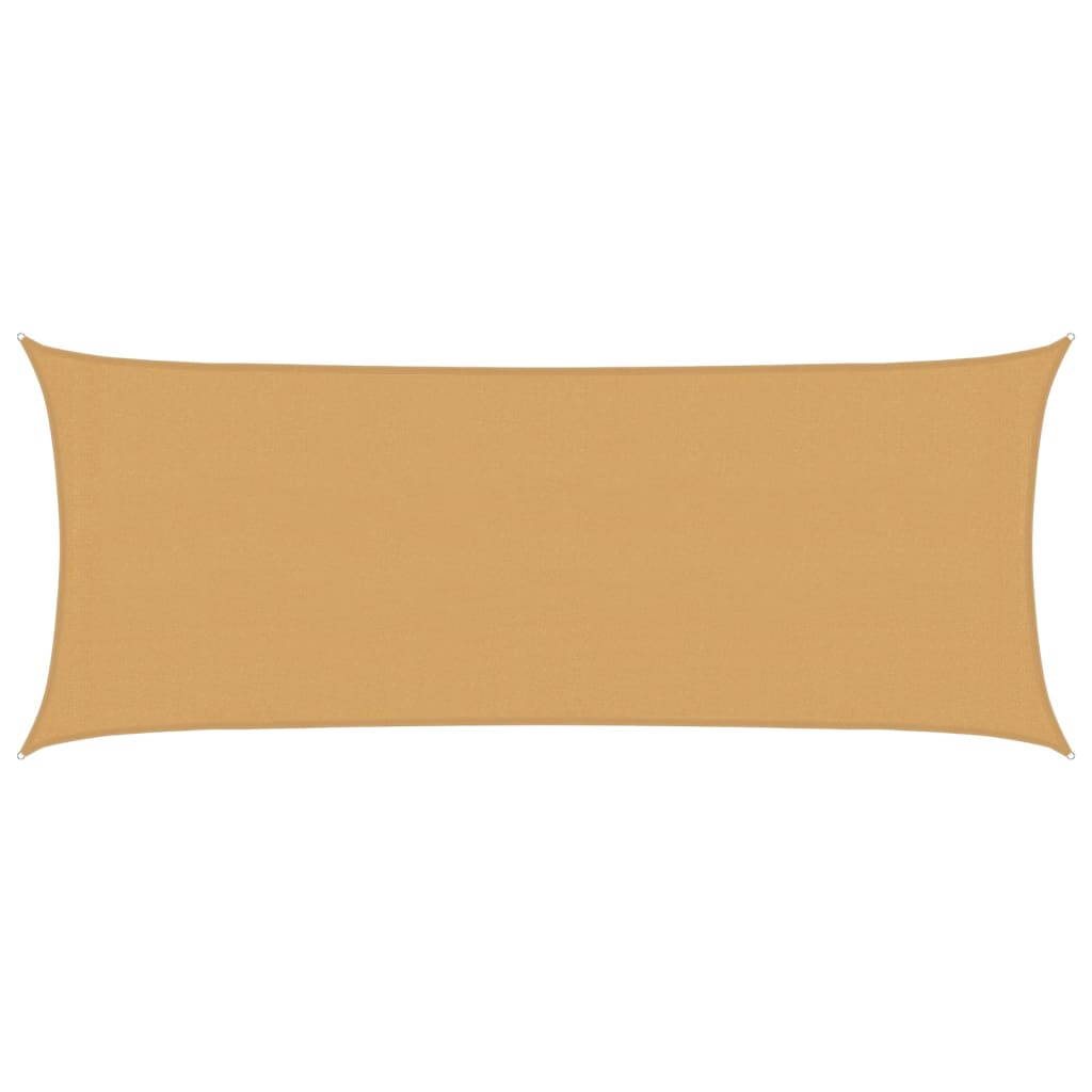 Vidaxl Zonnezeil 160 g m² Rectangular 2x4.5 m HDPE sand -colored