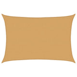 Vidaxl Zonnezeil 160 g m² Rektangulär 2,5x3,5 M HDPE Sand -färgad