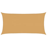 Vidaxl zonnezeil rektangulär 160 g m² 2,5x5 m HDPE Sand -färgad