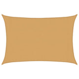 Vidaxl Zonnezeil 160 g m² Rectangular 3x5 m HDPE sand -colored