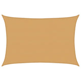 Vidaxl Zonnezeil 160 g m² Rectangular 5x7 m HDPE sand -colored