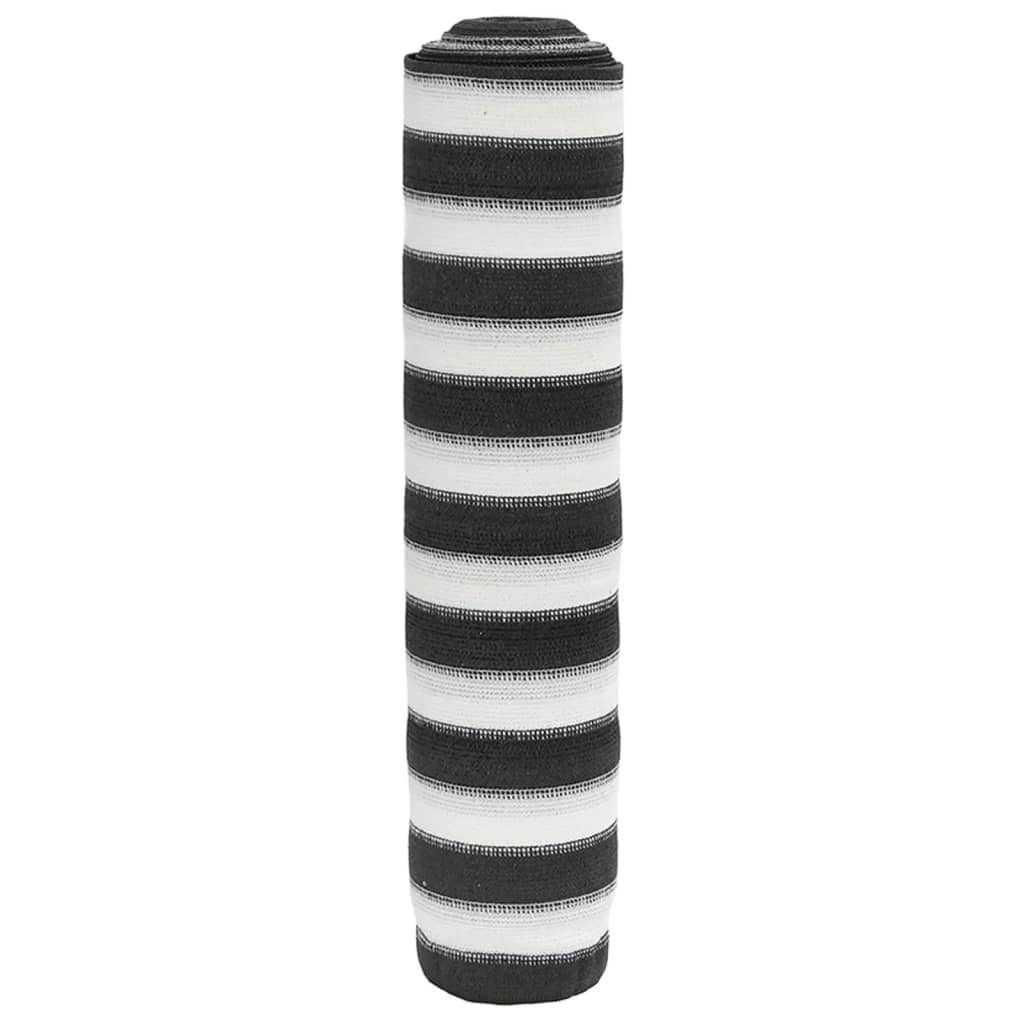 Vidaxl PrivacyNet 75 g m² 1,2 x 50 M HDPE -Anthrazit und Weiß