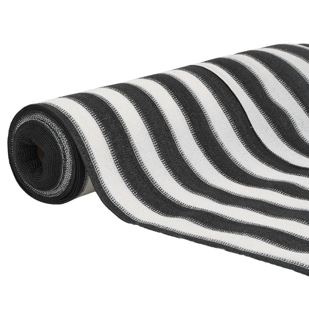 Vidaxl PrivacyNet 75 g m² 1,2 x 50 M HDPE -Anthrazit und Weiß