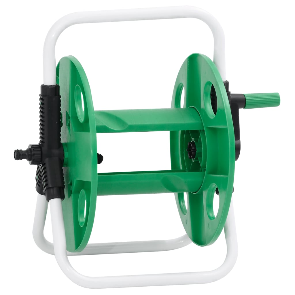 Carrete de manguera Vidaxl para 45 m 1 2 manguera de acero independiente verde