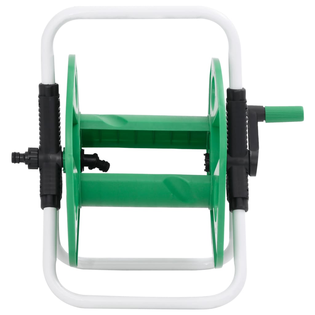 Carrete de manguera Vidaxl para 45 m 1 2 manguera de acero independiente verde