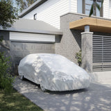 Vidaxl Autohoes per berlina con spruzzi It completamente color argento
