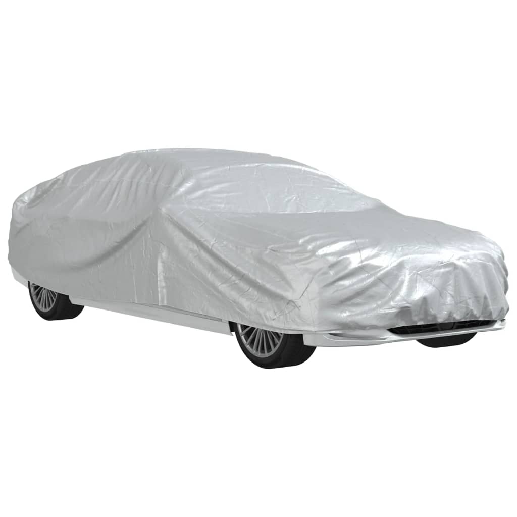 VidaXL Autohoes for Sedan with spreads m peva silver colored