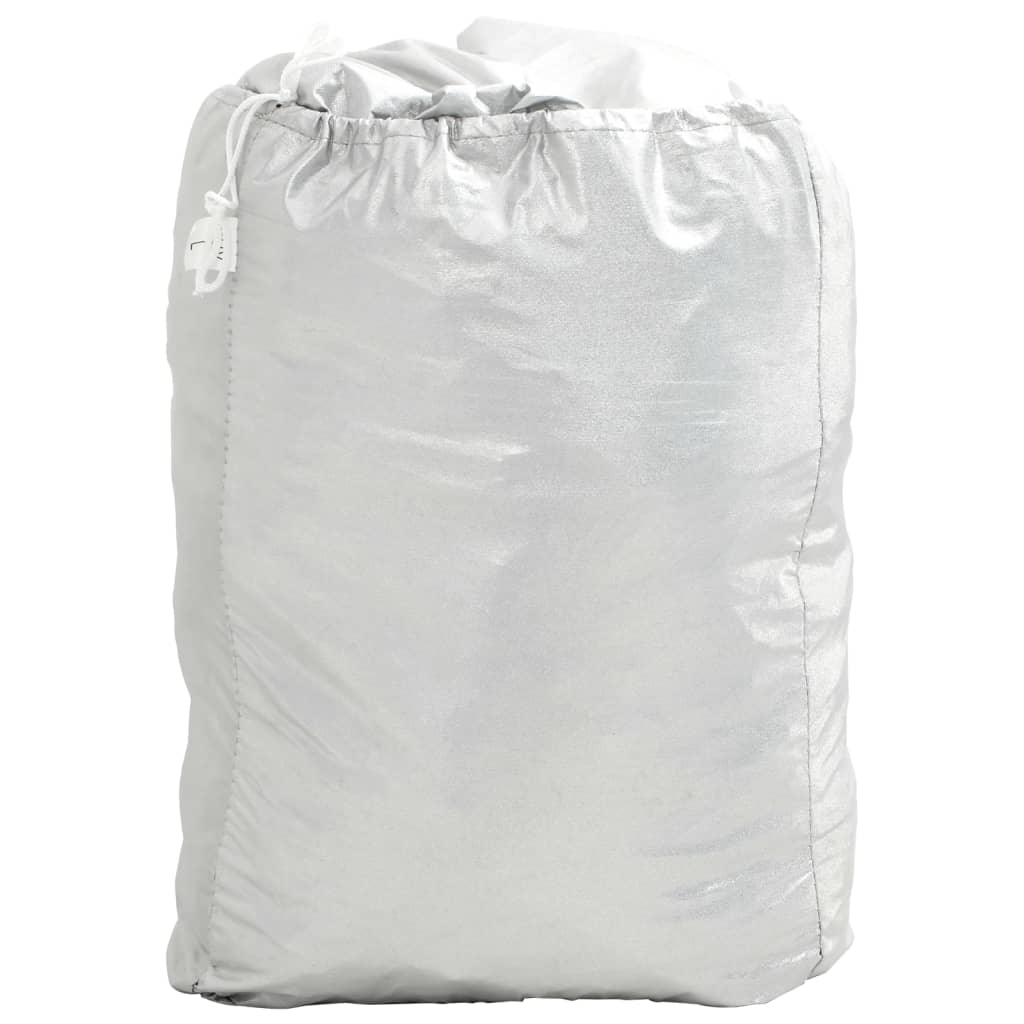 VidaXL Autohoes for Sedan with spreads m peva silver colored