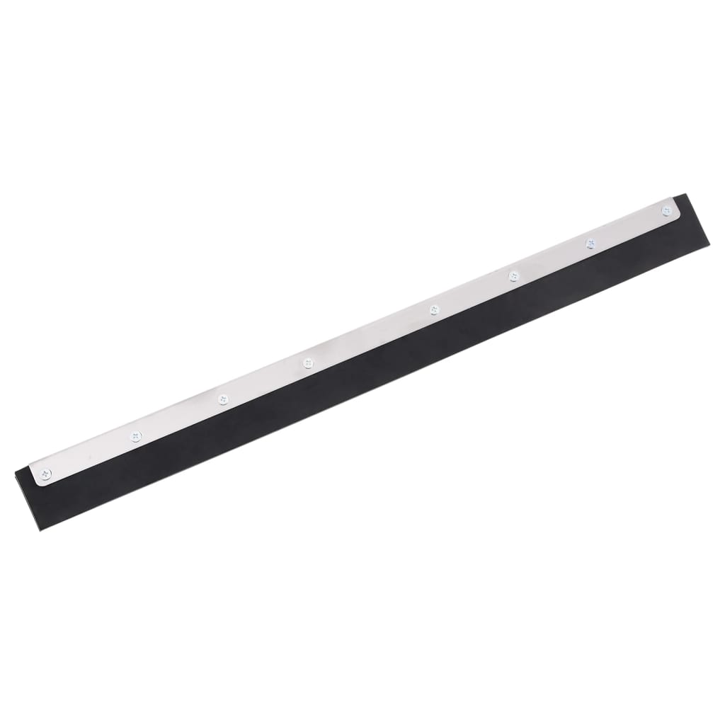 Vidaxl Pavimenti di asciugamento del pavimento 60,5x2x5 cm in acciaio e gomma