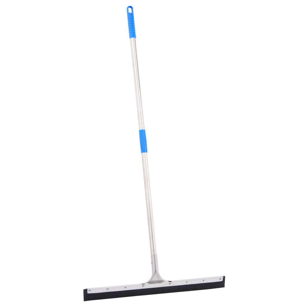 Essuieur de plancher Vidaxl 55x122,5 cm en acier et caoutchouc