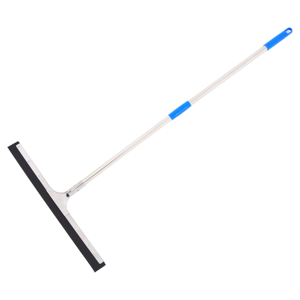 Essuieur de plancher Vidaxl 55x122,5 cm en acier et caoutchouc