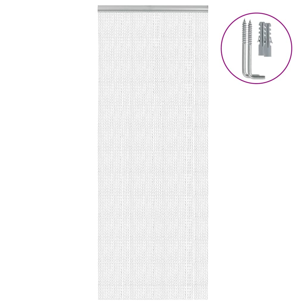 VIDAXL CHIENSKE CENTAS 80x201 cm aluminij