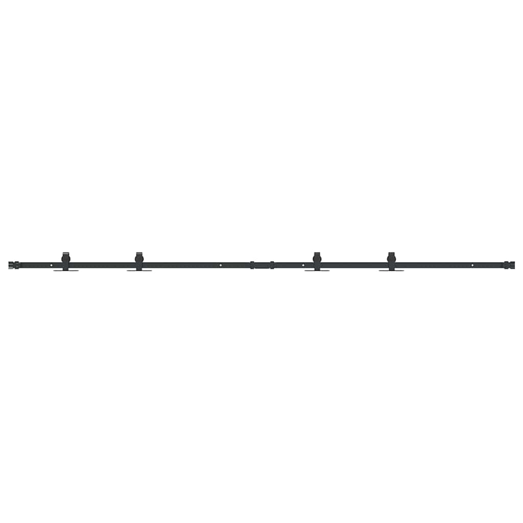 Sospensione Vidaxl Set per porta scorrevole 213 cm in acciaio al carbonio