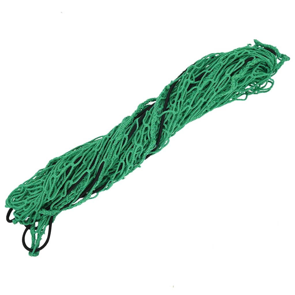 VIDAXL -Anhänger -Netzwerk elastisches Seil 5x3,5 m Polypropengrün