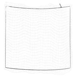 Vidaxl Trailer Network Elastic Rope 3x3 m Polypropene White
