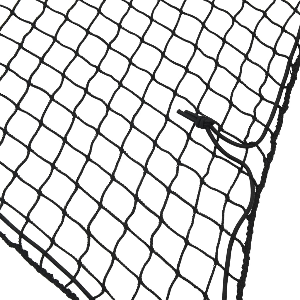 Vidaxl Trailer Network Elastic Rope 2,7x1,5 M Polipropen črna