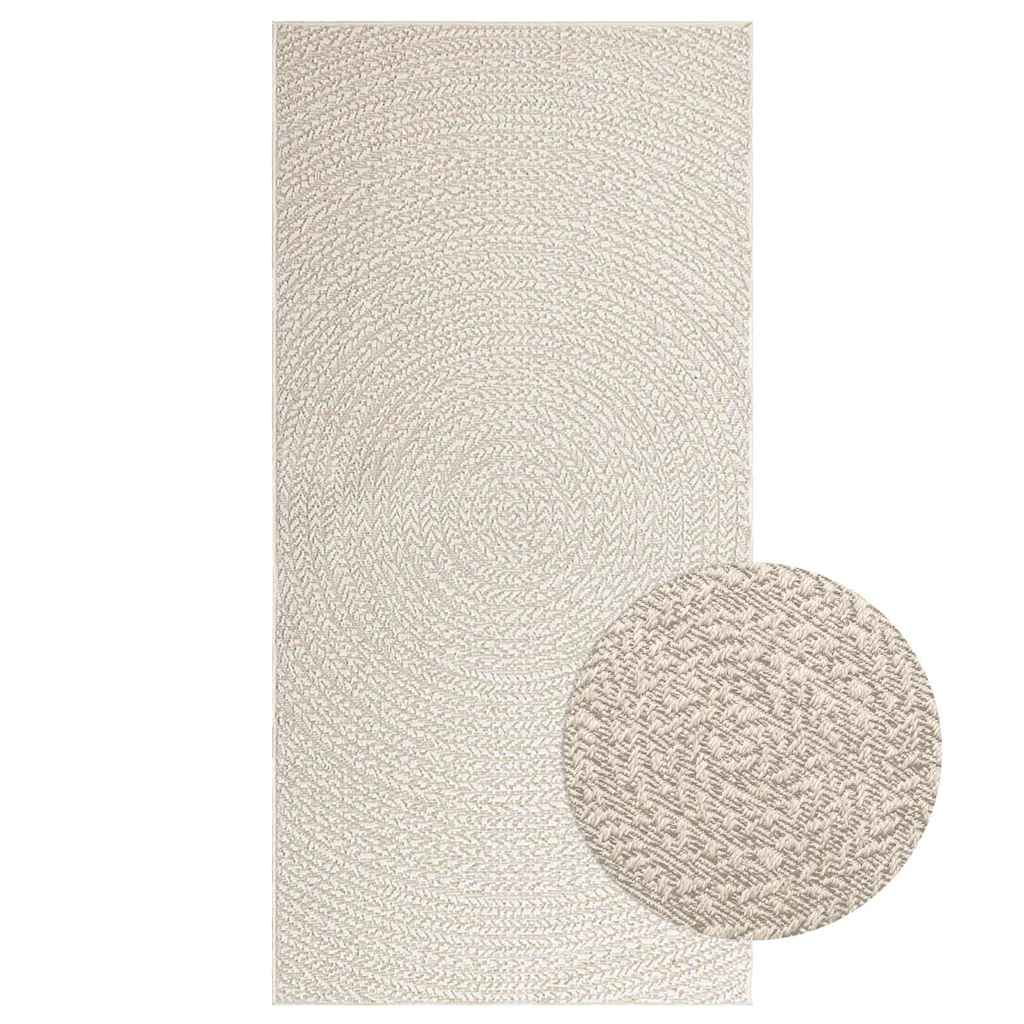 Vidaxl Teppich Zizur Raum innerhalb und außerhalb 100x200 cm Jute Look