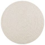 Crema di tappeto Vidaxl Zizur all'interno e all'esterno Ø 120 cm look da iuta