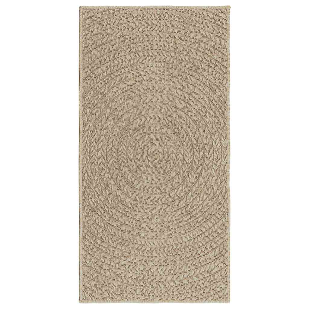 Vidaxl preproga zizur bež znotraj in zunaj 60x110 cm jute videz
