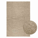 Vidaxl Rug Zizur Beige Uvnitř a vně 120x170 cm juta vzhledu