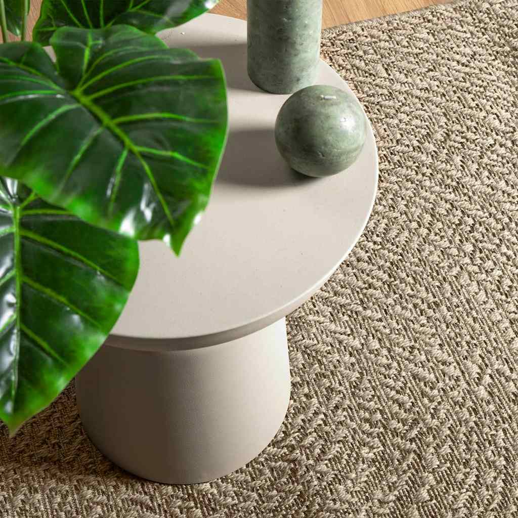 Vidaxl rug Zizur Beige Inside and outside 140x200 cm Jute look