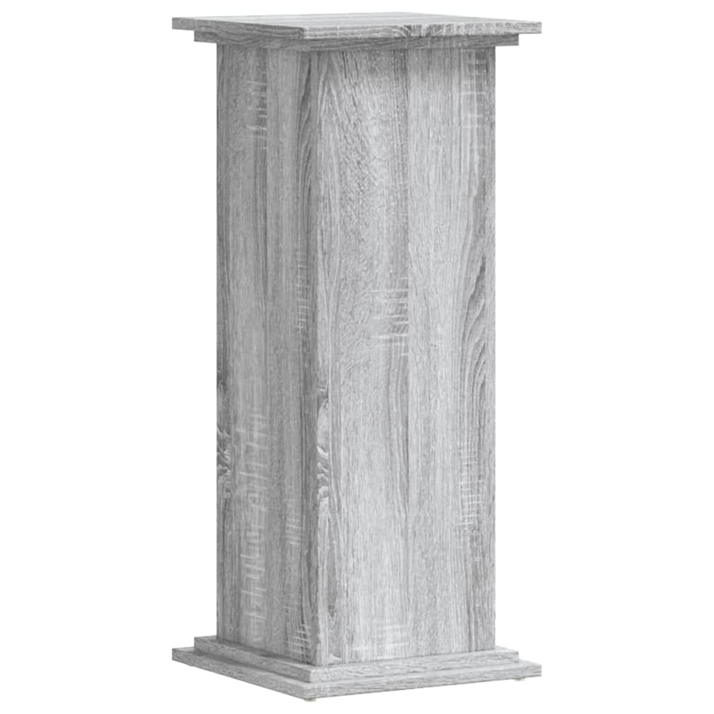 Vidaxl Plant Standard 33x33x80 cm Forarbejdet trægrå sonoma eg