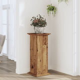 Vidaxl rastlinski standard 33x33x80 cm Predelani les stari les -obarvan
