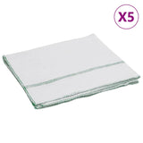 Krpe za čiščenje vidaxl 5 sted 50x60 cm bele in zelene
