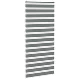 Vidaxl zebra roller slepý 100x230 cm šířka prachu 95,9 cm tmavě šedá