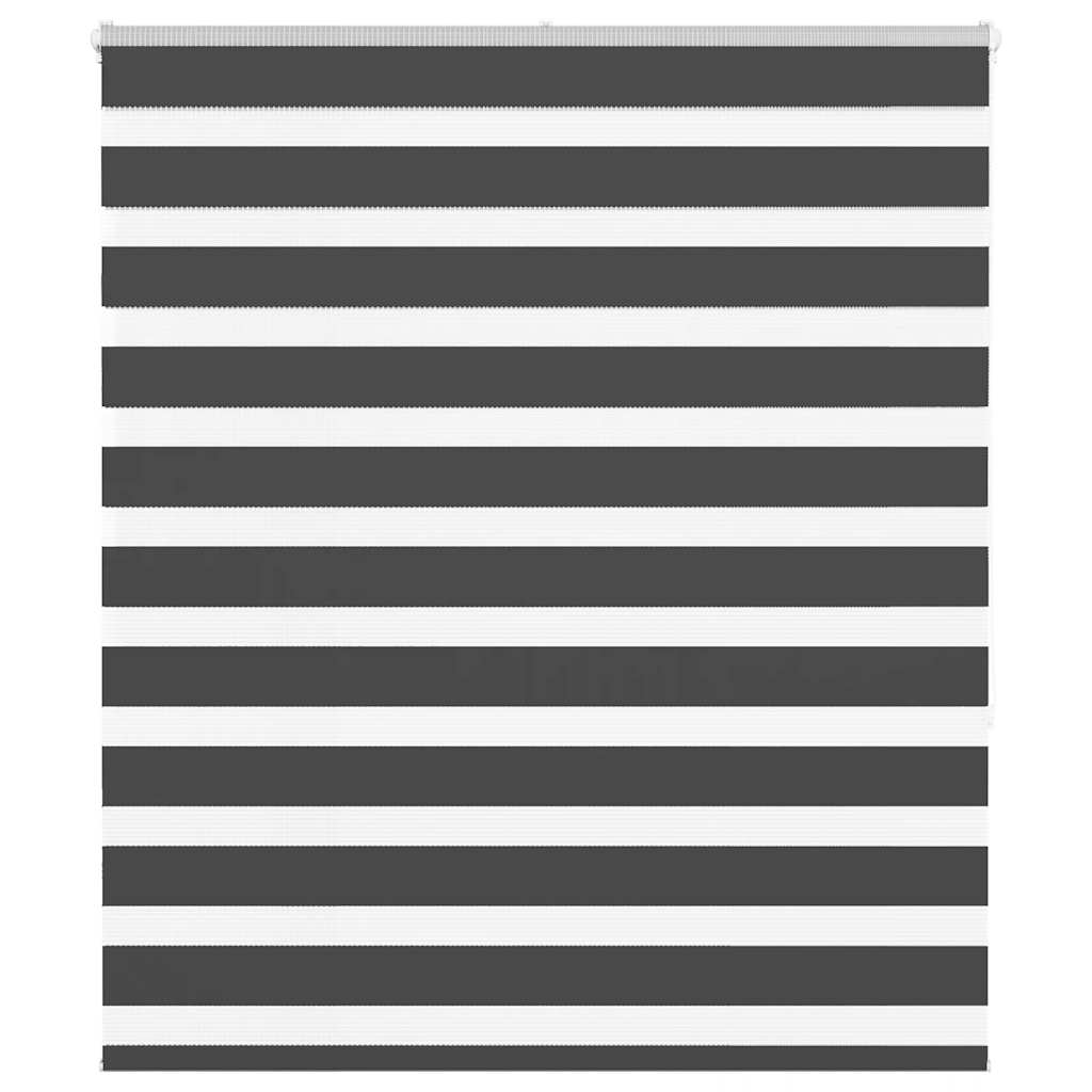 Vidaxl Zebra Roller Blind 120x150 cm Tygbredd 115,9 cm svart