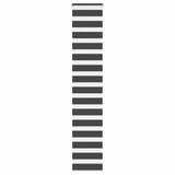 Vidaxl zebra roller slepý 50x200 cm šířka tkaniny 45,9 cm černá