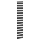 Vidaxl zebra roller slepý 50x200 cm šířka tkaniny 45,9 cm černá