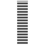 Vidaxl Zebra roller blind 55x200 cm Fabric width 50.9 cm Black