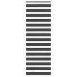 Vidaxl zebra roller slepý 85x200 cm šířka tkaniny 80,9 cm černá