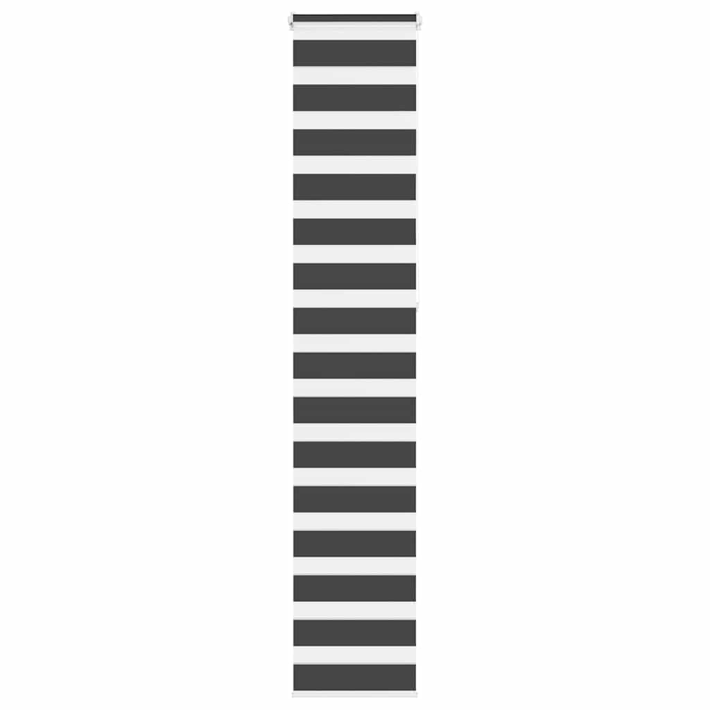 Vidaxl Zebra roller blind 45x230 cm Fabric width 40.9 cm Black