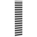 Vidaxl Zebra roller blind 60x230 cm Fabric width Black 55.9 cm