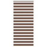 Vidaxl Zebra roller blind 95x230 cm Fabric width 90.9 cm Polyester Brown