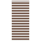 Vidaxl Zebra roller blind 115x230 cm Fabric width 110.9 cm polyester brown