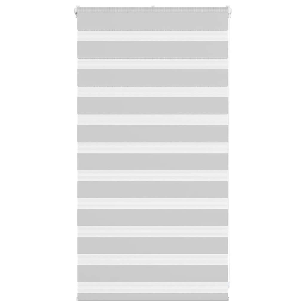 Vidaxl Zebra roller blind 85x100 cm Fabric width 80.9 cm light gray