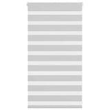 Vidaxl Zebra roller blind 85x100 cm Fabric width 80.9 cm light gray