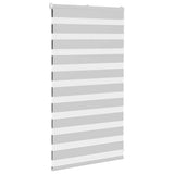 Vidaxl Zebra roller blind 85x100 cm Fabric width 80.9 cm light gray