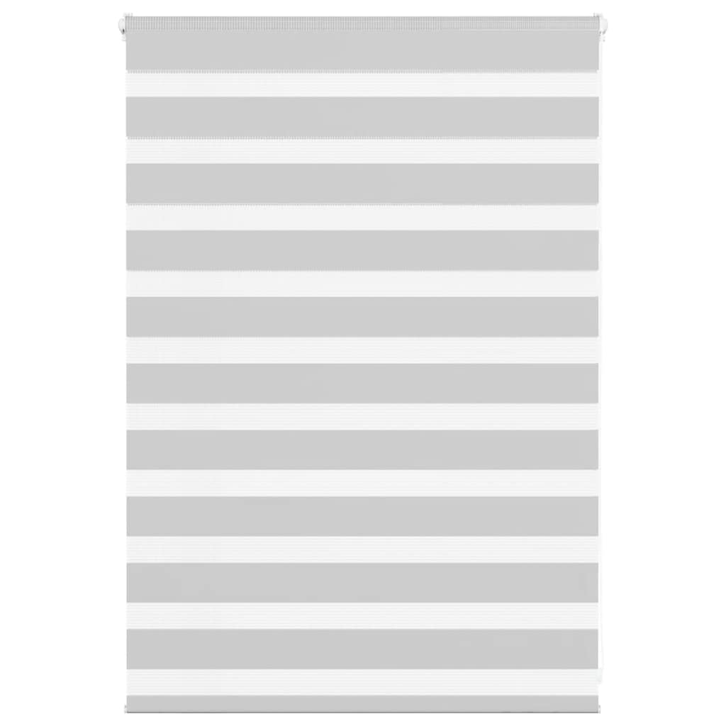Vidaxl Zebra roller blind 95x100 cm Fabric width 90.9 cm light gray