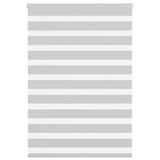 Vidaxl Zebra roller blind 95x100 cm Fabric width 90.9 cm light gray