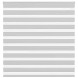 Vidaxl Zebra Roller Blind 145x100 cm Stofbredde 140,9 cm lysegrå