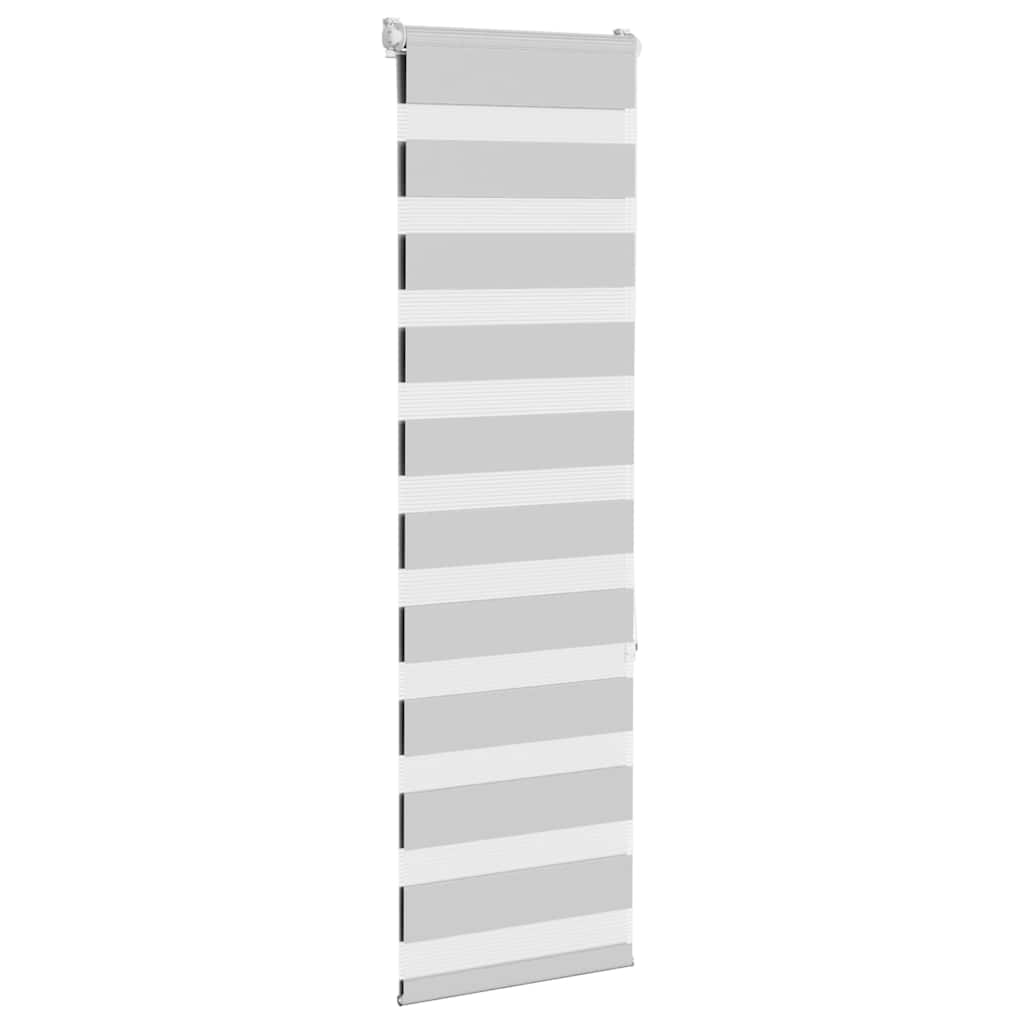 Vidaxl zebra roller slepý 40x150 cm šířka prachu 35,9 cm světle šedá